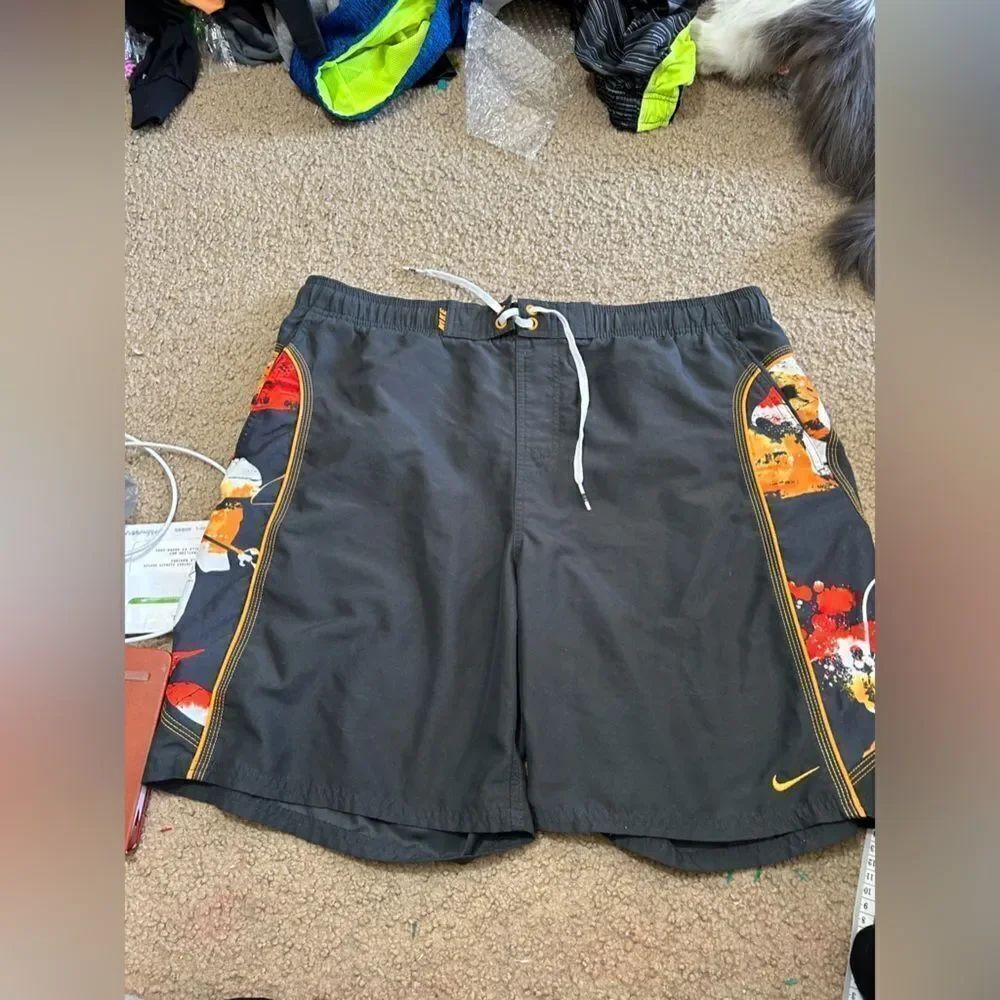 Nike Floral Swim Trunks